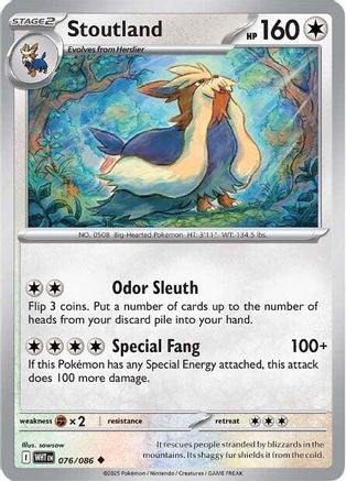 Stoutland 074/086 SV White Flare - Uncommon