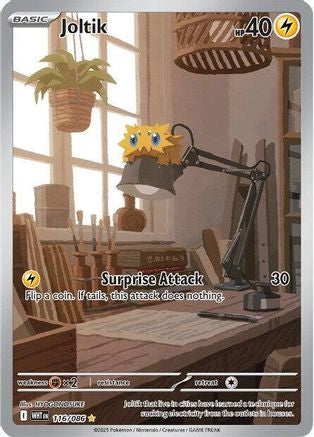 Joltik 113/086 - Holofoil SV White Flare - Illustration Rare