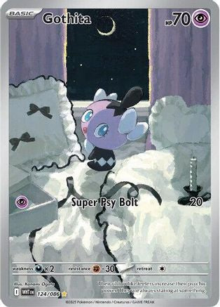 Gothita 121/086 - Holofoil SV White Flare - Illustration Rare