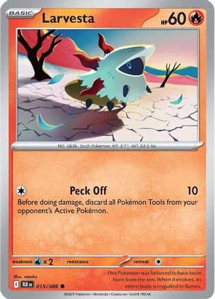 Larvesta 018/086 SV Black Bolt - Common