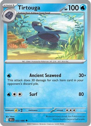 Tirtouga 025/086 SV Black Bolt - Uncommon