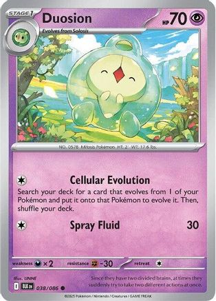 Duosion 041/086 SV Black Bolt - Common