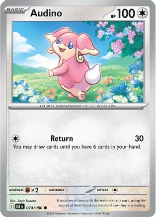 Audino 076/086 SV Black Bolt - Common