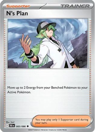 N's Plot 083/086 - Reverse Holofoil SV Black Bolt - Uncommon
