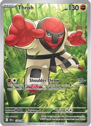 Throh 134/086 - Holofoil SV Black Bolt - Illustration Rare