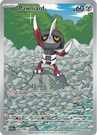 Pawniard 147/086 - Holofoil SV Black Bolt - Illustration Rare