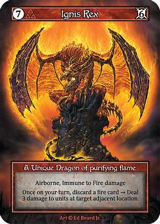 Ignis Rex (Foil) - Dragonlord Foil