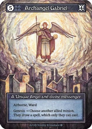 Archangel Gabriel (Foil) - Gothic Foil