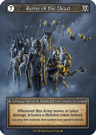 Army of the Dead (Foil) - Gothic Foil