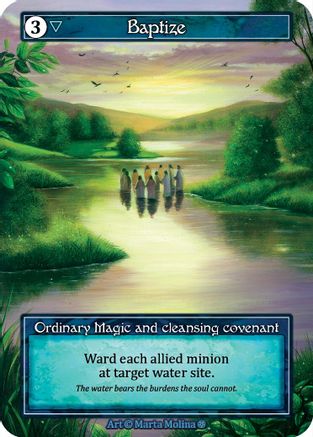 Baptize (Foil) - Gothic Foil