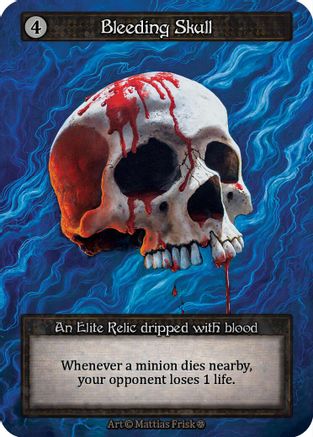 Bleeding Skull - Gothic
