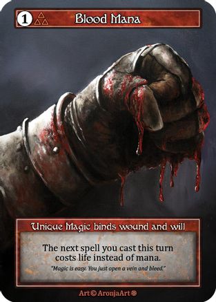 Blood Mana (Foil) - Gothic Foil