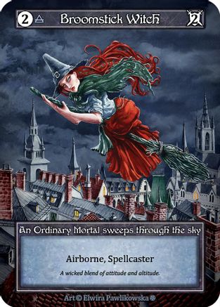 Broomstick Witch (Foil) - Gothic Foil