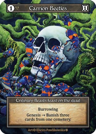 Carrion Beetles (Foil) - Gothic Foil