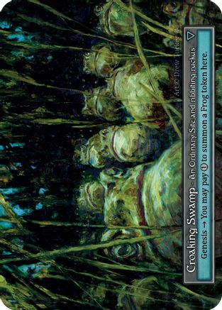 Croaking Swamp (Foil) - Gothic Foil