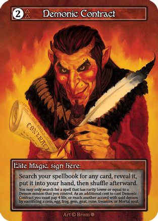 Demonic Contract (Foil) - Gothic Foil