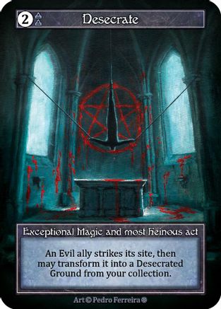 Desecrate (Foil) - Gothic Foil