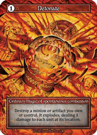 Detonate (Foil) - Gothic Foil