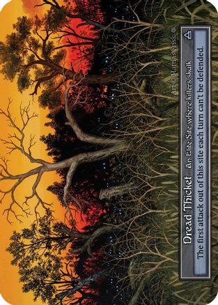 Dread Thicket (Foil) - Gothic Foil