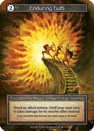 Enduring Faith (Foil) - Gothic Foil