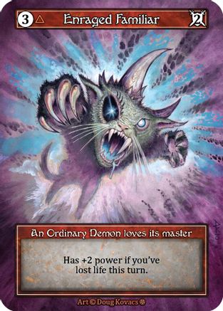 Enraged Familiar (Foil) - Gothic Foil