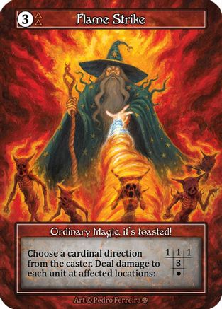 Flame Strike (Foil) - Gothic Foil