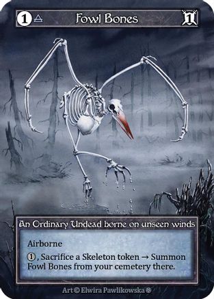 Fowl Bones (Foil) - Gothic Foil