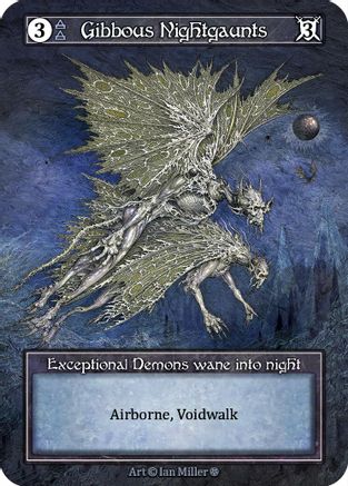 Gibbous Nightgaunts (Foil) - Gothic Foil