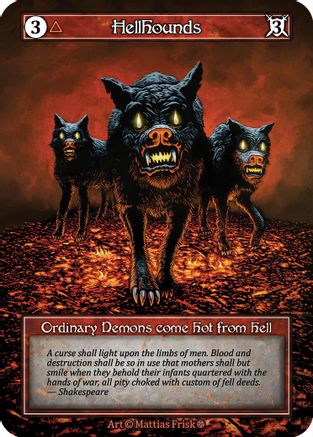 Hellhounds (Foil) - Gothic Foil