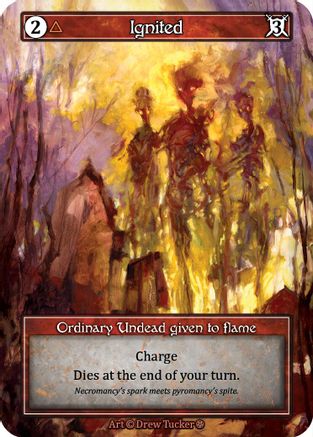 Ignited (Foil) - Gothic Foil
