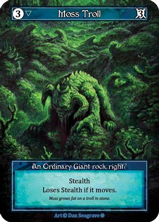 Moss Troll (Foil) - Gothic Foil