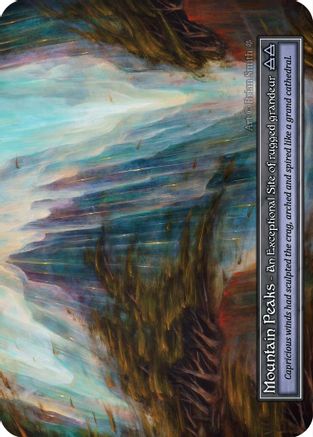Mountain Peaks (Foil) - Gothic Foil