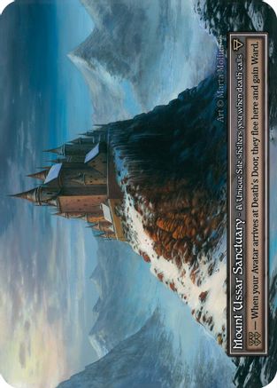 Mount Ussar Sanctuary (Foil) - Gothic Foil