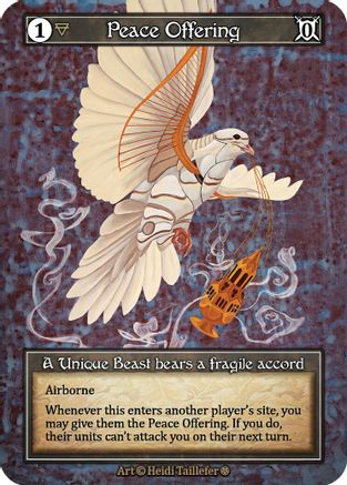 Peace Offering (Foil) - Gothic Foil