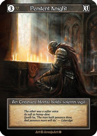 Penitent Knight (Foil) - Gothic Foil