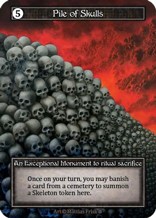Pile of Skulls (Foil) - Gothic Foil