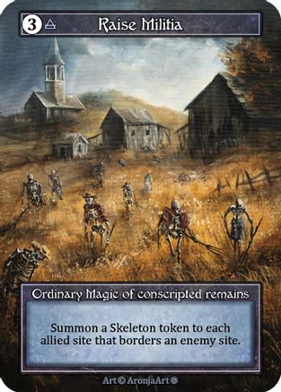Raise Militia (Foil) - Gothic Foil