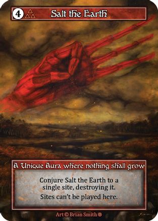Salt the Earth (Foil) - Gothic Foil