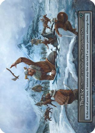 Thin Ice (Foil) - Gothic Foil