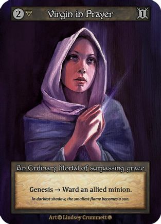 Virgin in Prayer - Gothic