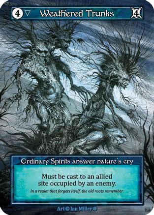 Weathered Trunks (Foil) - Gothic Foil