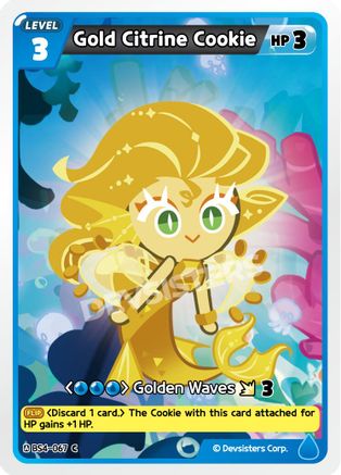 Gold Citrine Cookie
