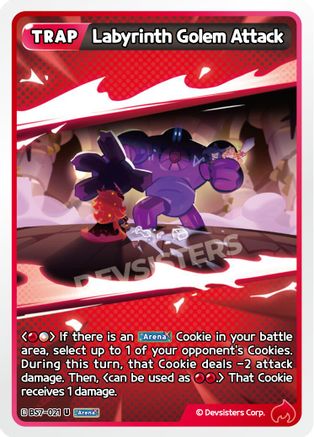 Labyrinth Golem Attack