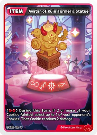 Avatar of Ruin Turmeric Statue