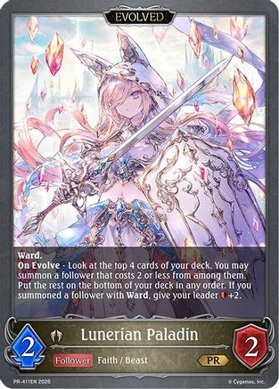 Lunerian Paladin (Evolved) - PR-411EN