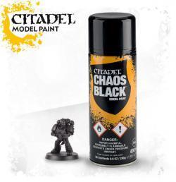 62-02 Citadel Spray Paint: Chaos Black
