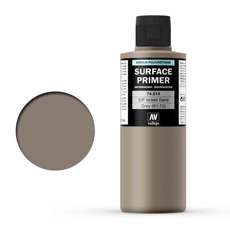 Vallejo - Surface Primer - IDF Israelí Sand Grey 61-73 200 ml