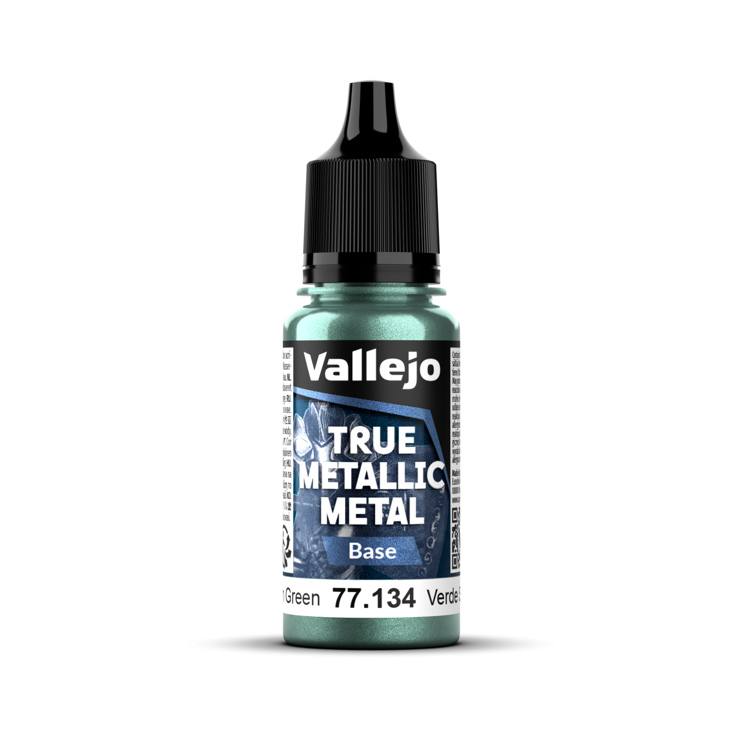 Vallejo True Metallic Metal: Base - Dusken Green 18 ml