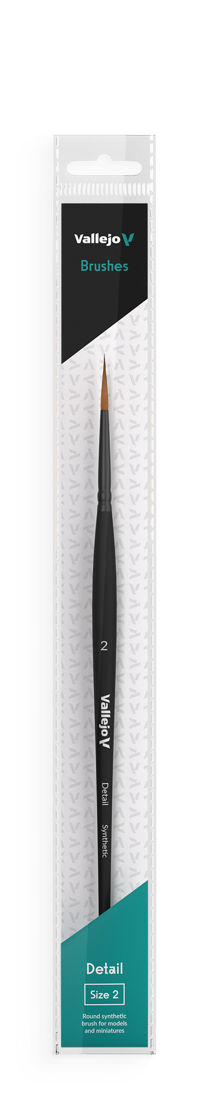 Vallejo - Brushes - Detail Round Synthetic Brush No. 2