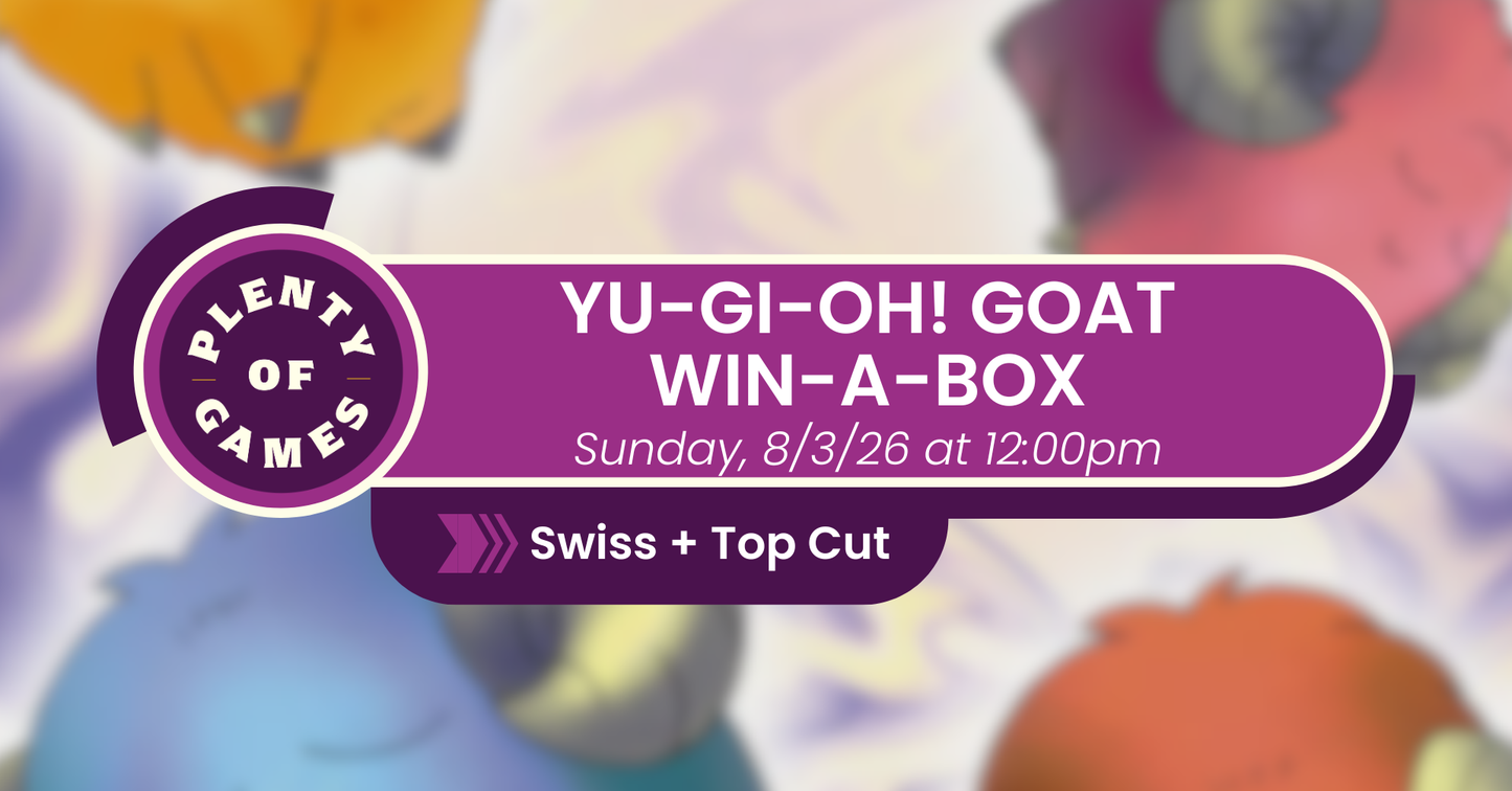 Yu-Gi-Oh! GOAT Format Win-A-Box